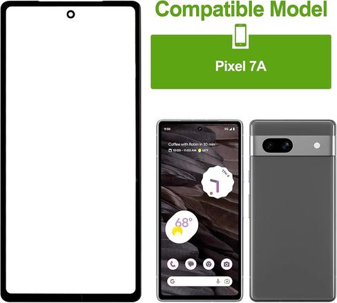 استبدال عدسة الشاشة الزجاجية الأمامية والزجاجية الخارجية المتوافقة مع Google Pixel 7a مع طقم إصلاح in Saudi Arabia