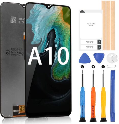 استبدال الشاشة لهاتف Samsung Galaxy A10، شاشة LCD لهاتف Samsung Galaxy A10 SM-A105F SM-A105G 6.2 بوصة تعمل باللمس زجاج رقمي كامل مع أدوات إصلاح in Saudi Arabia