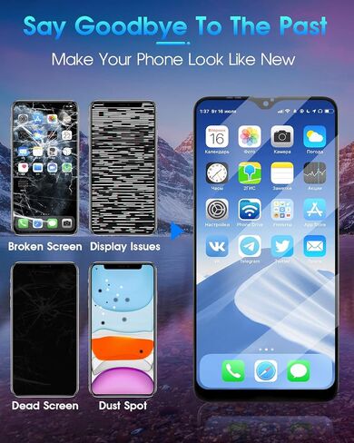 استبدال الشاشة لهاتف Samsung Galaxy A10، شاشة LCD لهاتف Samsung Galaxy A10 SM-A105F SM-A105G 6.2 بوصة تعمل باللمس زجاج رقمي كامل مع أدوات إصلاح in Saudi Arabia
