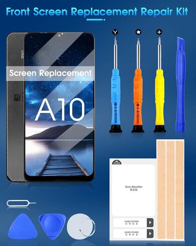 استبدال الشاشة لهاتف Samsung Galaxy A10، شاشة LCD لهاتف Samsung Galaxy A10 SM-A105F SM-A105G 6.2 بوصة تعمل باللمس زجاج رقمي كامل مع أدوات إصلاح in Saudi Arabia