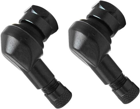 قطعتان من غطاء صمامات الإطارات، أغطية صمامات الإطارات بزاوية 90 درجة، موسعات صمامات عالمية، محول غطاء سيقان صمامات الألومنيوم للسيارة والدراجة النارية والسكوتر in Kuwait