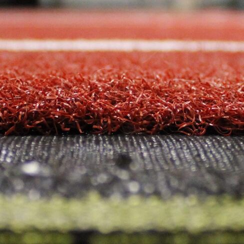 On Deck Sports 12' x 6' Indoor/Outdoor Baseball & Softball Clay Unpadded Batting Mat with Throwdown Home Plate (Lined & Urethane Backing) in Kuwait