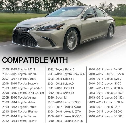 Top10 سباق الباب الأمامي الأيسر قفل المحرك محرك الجانب متوافق مع تويوتا 4 رانر كامري RAV4 لاند كروزر تندرا سيكويا سيينا سليل ماتريكس لكزس استبدال OEM: 69040-06180 69040-0C050 931-401 in Kuwait