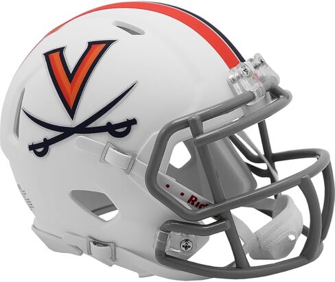 Virginia Cavaliers Matte White Revolution Speed Mini Football Helmet in Saudi Arabia