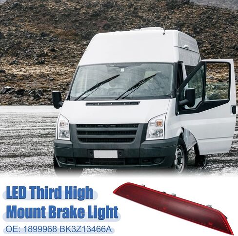 X AUTOHAUX High Level Third Rear Brake Stop Light 1899968 BK3Z13466A for Ford Transit-150 Base 2015-2017 in Saudi Arabia