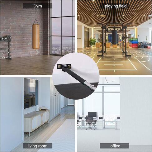 Wall Mounted T-Bar Row Attachment for Barbell Bar, 360 Degree Landmine Attachment Fit 2 Inch Olympic Bars, Landmine Base Gym Equipment for Home Gym or Small Space, Black in Kuwait