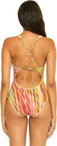 BECCA Women's Standard Awaken One Piece Swimsuit, Londyn Scoop Neck, Adjustable, Bathing Suits in Saudi Arabia