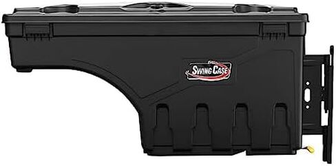 صندوق تخزين سرير الشاحنة UnderCover SwingCase | SC105D | يناسب 2020 - 2023 جانب السائقين Chevy/GMC Silverado/Sierra 2500/3500HD، أسود in Kuwait