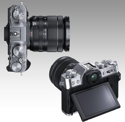 كاميرا Ultimaxx Starter FUJIFILM X-T30 II بدون مرآة مع حزمة عدسات 18-55 مم (فضية) - تتضمن: بطاقة ذاكرة فائقة 64 جيجابايت، حقيبة ظهر بحمالة، طقم إضاءة LED، مرشح للأشعة فوق البنفسجية الواقية والمزيد (حزمة 25 قطعة) in Kuwait