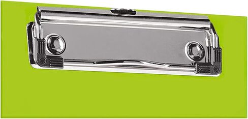 Acrimet Clipboard Memo Size A5 (9 1/4" x 6 5/16") Low Profile Clip (Plastic) (Green Citrus Color) (6 Pack) in Saudi Arabia