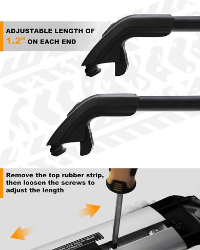 Snailfly Roof Rack Cross Bars Fit for 2020-2024 Ford Escape W/O Sunroof, Crossbars Cargo Accessories in Saudi Arabia