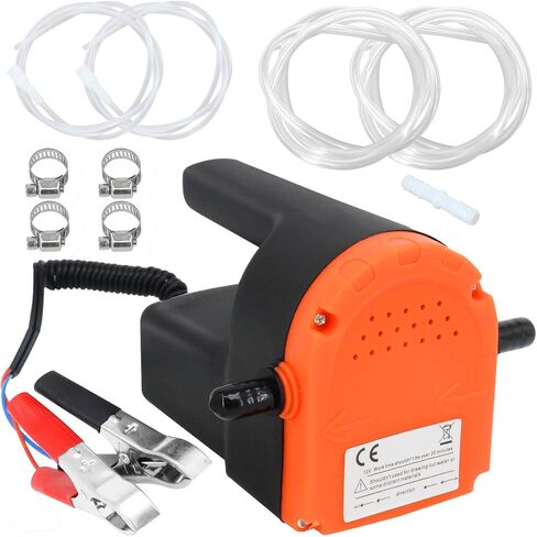 12V 60W Oil Change Pump Extractor, Oil Diesel Fluid Extractor Pump Scavenge Suction Transfer Pump with Over-load Protection for Boat Car Motorcycle Truck in Saudi Arabia