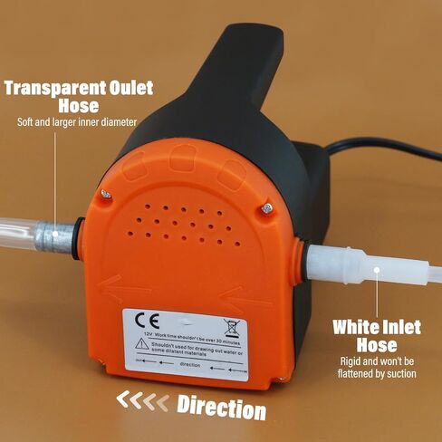 12V 60W Oil Change Pump Extractor, Oil Diesel Fluid Extractor Pump Scavenge Suction Transfer Pump with Over-load Protection for Boat Car Motorcycle Truck in Saudi Arabia