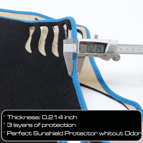 SENSHINE لملحقات Nissan Altima 2019 2020 2021 2022 2023 غطاء لوحة القيادة غطاء وحدة التحكم المركزية غطاء لوحة القيادة واقي السجاد غطاء واقي من الشمس مناسب حسب الطلب، حافة رمادية in Kuwait