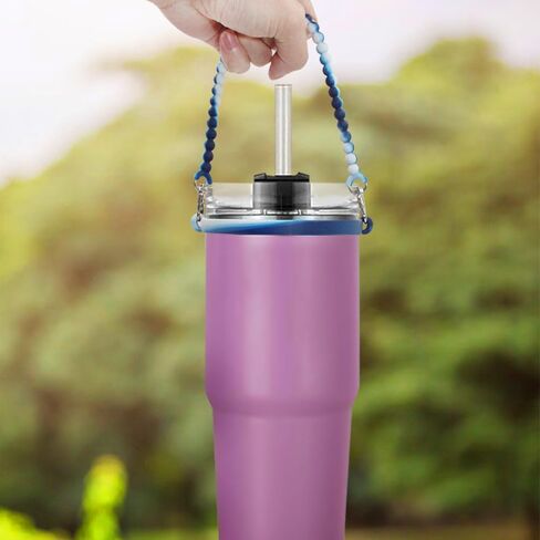 قطعتان من مقابض زجاجات المياه لكوب ستانلي، متوافقة مع معظم زجاجات المياه بسعة 8-40 أونصة، حامل زجاجة مياه مع حزام، حمالة زجاجة مياه من السيليكون، أشرطة زجاجة مياه للحمل in Kuwait