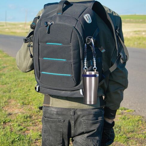 قطعتان من مقابض زجاجات المياه لكوب ستانلي، متوافقة مع معظم زجاجات المياه بسعة 8-40 أونصة، حامل زجاجة مياه مع حزام، حمالة زجاجة مياه من السيليكون، أشرطة زجاجة مياه للحمل in Kuwait