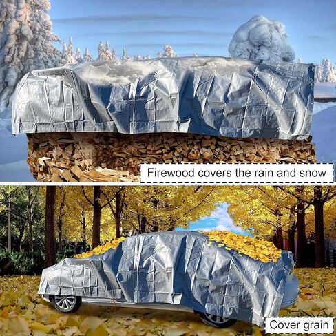 STARPYNG-12 Mil Pink/Silver 6x8 Feet Tarp-Heavy Duty Poly Tarp-Cover,Waterproof, UV Resistant, Weather Resistant, Cover Cars, Boats, Courtyards,Camping in Kuwait