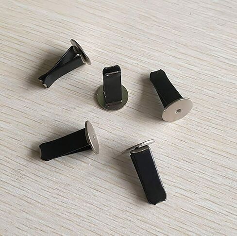 20 Pcs Metal Round Head Car Air Vent Clips Auto Freshener Clips Car Air Conditioner Car Outlet Perfume Clips Black in Saudi Arabia