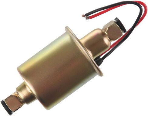 EP-014 High Pressure (5-9PSI) 12VUniversal Standard Self Priming Heavy Duty Gas Diesel In-Line In-Tank Electric Fuel Pump With Installation Kit Metal Solid Petro Gasoline or Diesel Engine in Kuwait