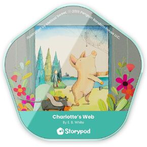 Storypod | Charlotte's Web | Token for The Storypod Audio Learning System | SEL Audio Learning & Interactive Fun