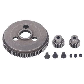 RC Metal Steel 86t Spur Gear with 19T 21t Pinions Gears Set ، for Traxxas Slash 2WD 1/10 ، for Rustler 2WD ، لقطع غيار الترقية 2WD المختومة