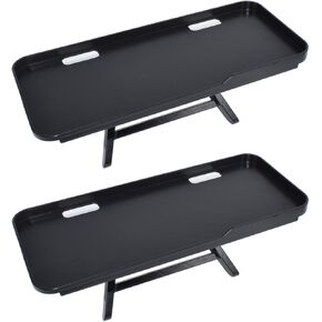 TV Top Shelf Adjustable Screen Shelf TV Top Storage Bracket for Display Board, Monitor, Media Boxes, Game Console, Cellphone Stand, Router and Home,Set of 2
