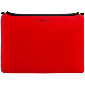 Multi Color Choice Shock Resistant Slim Neoprene Sleeve Pouch Compatible with 10.1 Inch to 12.3 Inch Laptop Red