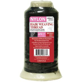 DONNA HAIR WEAVING THREAD NYLON 875YD, Hair Weaving Thread Hair Extension Kit, Weaving Thread for Making Wig Sewing Hair, 1PC (800M)