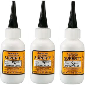 Hot Stuff Super T Medium Instant CA Glue, 2oz HST-4 (Pack of 3)