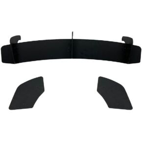 Car Rear Bumper Diffuser for VW Scirocco R 2008-2017, Waterproof, Lightweight but Durable,Black