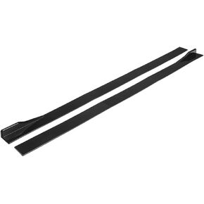 2.2m Side Skirt Splitter Winglet Side Spoiler Compatible for Mazda 3 Axela 6 Atenza MX5 RX8 Miata 323 626 969 RX7 RX8 Body Kit(2.2m Carbon Look)