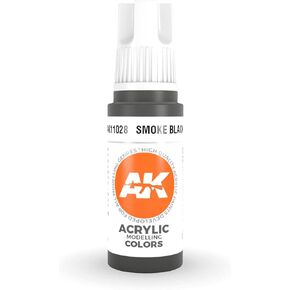 AK Interactive 3rd Gen Acrylic Smoke Black 17ml