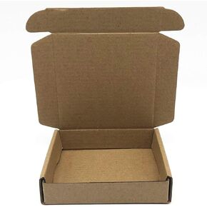 Small Cardboard Shipping Box Mailers 6x4x1.6 Inch Corrugated Packaging Storage Boxes 50 Pack (Inside Size: 5.3 x 3.8 x 1.5") in Kuwait