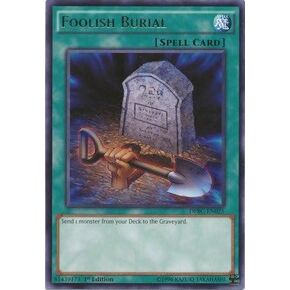 YU-GI-OH! - Foolish Burial (DPBC-EN025) - Duelist Pack 16: Battle City - 1st Edition - Rare