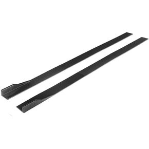 2.2m Side Skirt Splitter Winglet Side Spoiler Compatible for Mazda 3 Axela 6 Atenza MX5 RX8 Miata 323 626 969 RX7 RX8 Body Kit(2m Carbon Look)