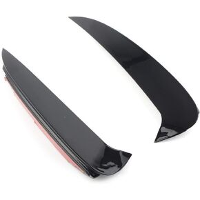 Cnardg24 Rear Bumper Air Outlet Vent Trim Spoiler Cover Decor Replacement for Mercedes Benz E-Class Coupe W238 C-Class C238 2016-2018, Glossy Black