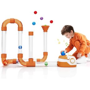 Air Tubes STEM Building Toys - Air-Powered Building Toys Educational STEM Learning Toy Kids Toys for Boys & Girls Ages 3+ Kids Gifts for Birthday, Christmas & Children's Day