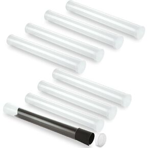 8 PCS Playmat Tube 15.7 بوصة Playmat حامل أنبوب تخزين سهلة داخل وخارج تصميم TCG MTG حصيرة