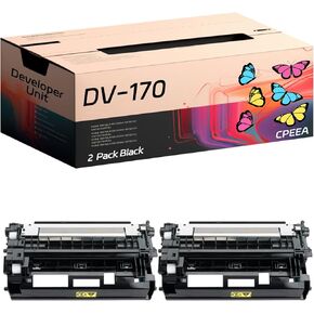 Compatible for Toshiba DV-170 Developer Unit Work for Toshiba ECOSYS M2035dn M2535dn P2135d P2135dn FS-1035MFP FS-1135MFP FS-1320D Printers (2-Pack Black)