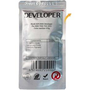 Compatible Developer Powder for MPC6000 7500 7501 6501 Color Machines 450g Per Bag(Y)