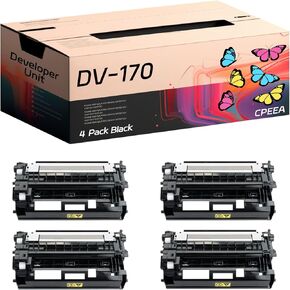 Compatible for Toshiba DV-170 Developer Unit Work for Toshiba ECOSYS M2035dn M2535dn P2135d P2135dn Printers, with Chip, High Yield 100000 Pages, Clear Printing (1 Pack Black)