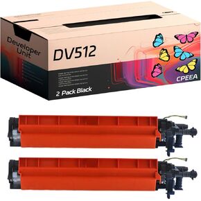 Compatible for Konica Minolta DV512 Developer Unit Work for Konica Minolta bizhub 224e 284e 364e 454e 554e C224 C224e Printers (1 Pack Yellow)