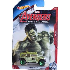 العجلات الساخنة Rockster ، Hulk ، Avengers