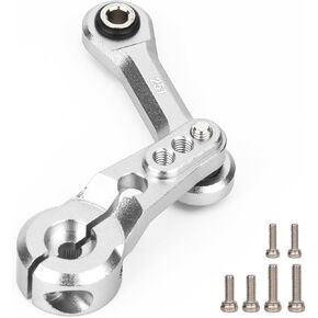 قضيب ربطة عنق الألومنيوم و 25T توجيه Servo Horn for 1/8 Arrma Typhon Kraton Talion Outcaste 6S BLX ، 1/7 ARCATION MOJAVE 6S BLX ، ترقيات سبائك ثابتة الرابط التوجيه 25T SARVO ARM