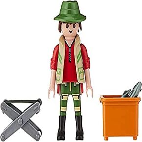 Playmobil 70063 Special Plus Fisherman ، لعب الأدوار الخيالية الممتعة ، Playsets مناسبة للأطفال الذين تتراوح أعمارهم بين 4+