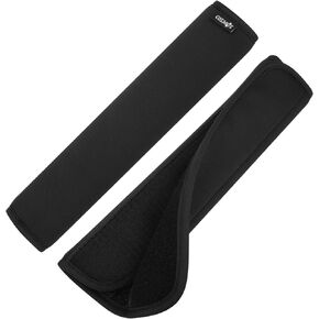 Cosmos 2 Pcs Neoprene Shoulder Strap Pads Universal Cushion Shoulder Pad Replacement for Laptop Bag, Messenger, Travel Duffel, Guitar, Car Seat Shoulder Strap Padding, 10 in, Anti-Slip Design