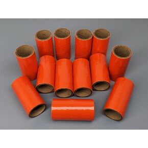 25pc Orange 37mm Fireworks Heavy Wall Cardboard Tubes 1" x 2-1/2" x 1/8"