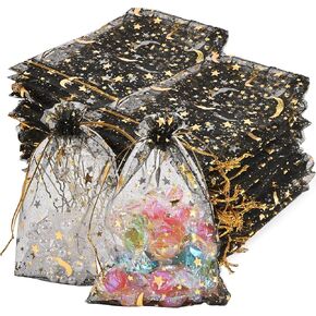 Fushenmu 100pcs 4 × 6 بوصة حقيبة هدايا أبيض للأورانزا المجوهر