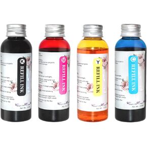 Ink Refill Kit 4 Packs, Suitable for 280XL 281XL 270XL 271XL 250XL 251XL, Refill Ink Compatible for PIXMA TS702a TS702 TR8620a TR8622a TR6320 Printer, 100ml/bottle