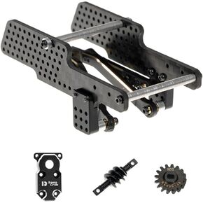 طقم التمديد 6x6 Rampcrab 6x6 لـ 1/24 مجموعة هيكل ألياف الكربون
